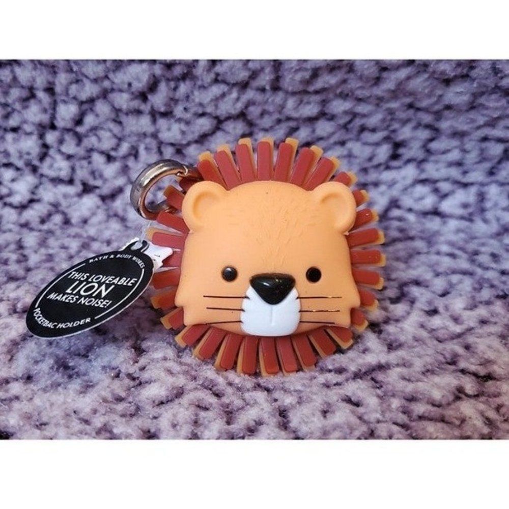 Bath & Body Works Noise Making Lion Pocketbac Holder